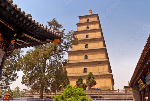 Giant Wild Goose Pagoda, Xian, China