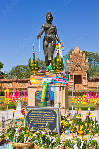 Monument Chamadevi Queen in Lumphun