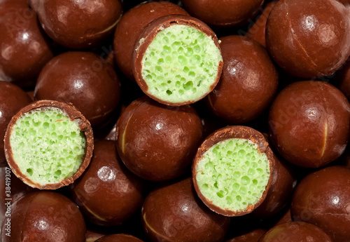 Three halve chocolate balls
