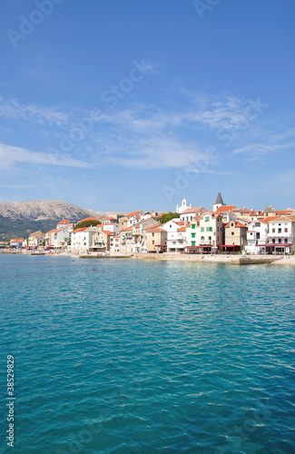 Urlaubsort Baska auf der Insel Krk in Kroatien