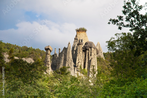 Hoodoos in Pontis, France.