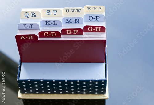 Alphabetic organizer