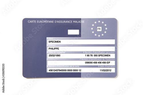 Carte Européenne d'assurance maladie