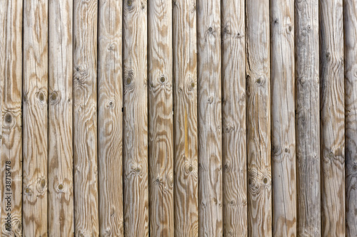 Smooth wood pine poles