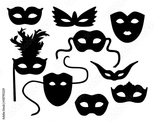 Venetian carnival masks