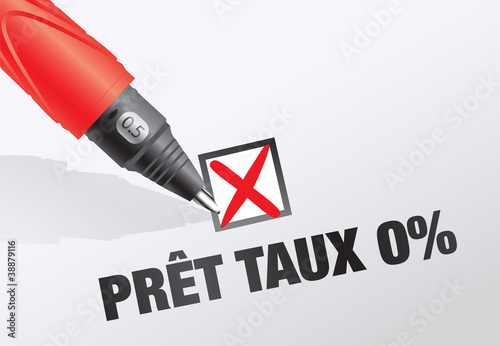 emprunt taux 0% refusé