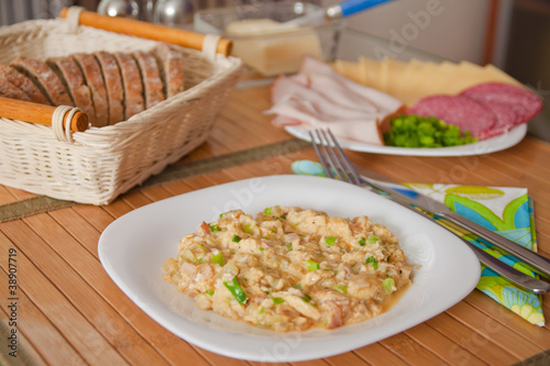 breakfast - śniadanie - jajecznica- scrambled eggs 2