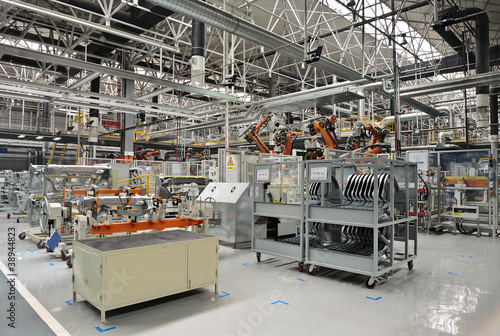 Welding production line workshop