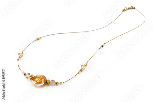 Antique golden necklace