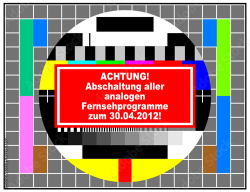 tv-testbild abschaltung analog I