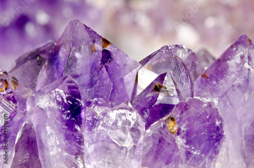 amethyst makro, Kristalllandschaft