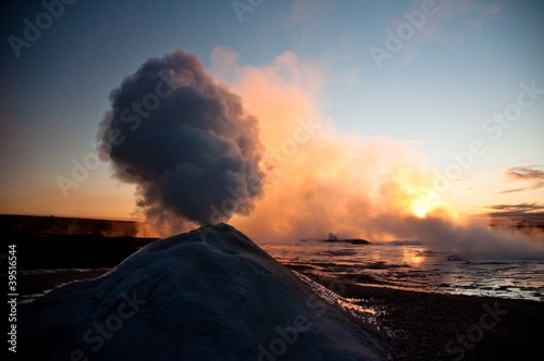 small active volcano in Iceland