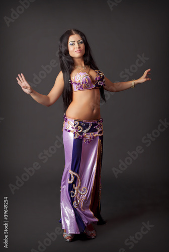 Beautiful girl dancer of Arabic dance