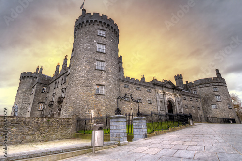 Kilkenny Castleat dusk, Co. Kilkenny, Ireland