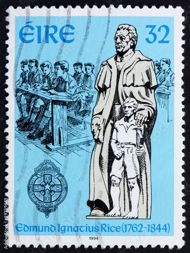 Postage stamp Ireland 1994 Edmund Ignatius Rice, Philanthropist