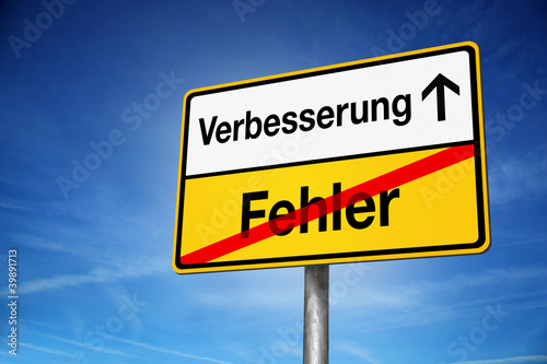 Verbesserung - Fehler