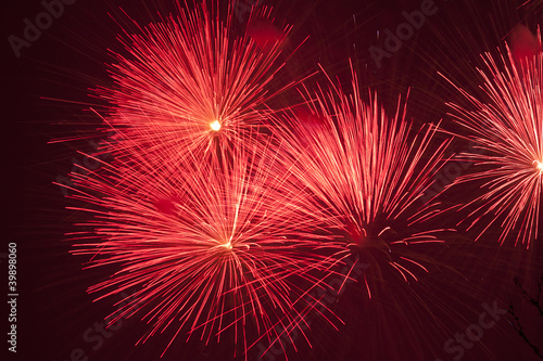 Red Fireworks