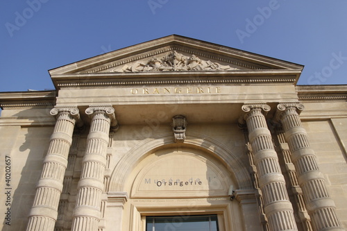 Orangerie du jardin des Tuileries à Paris