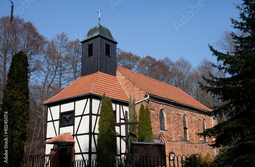Gotycki Kościół Św. Krzyża w Kaszczorku, w Toruniu, Poland
