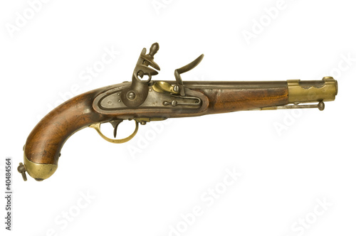 Revolutionary War flintlock pistol