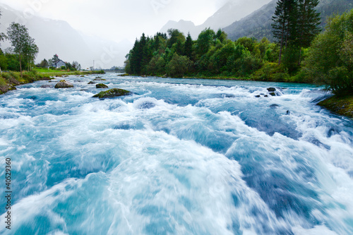 Glacier river