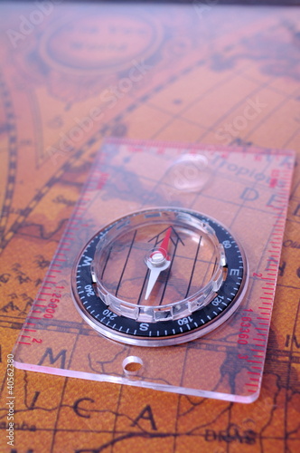 Turystyka kompas mapa