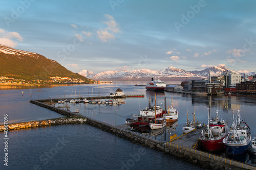 Port w połnocnej Norwegii