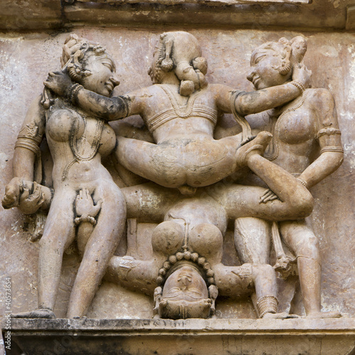 Karma Sutra pose of Khajuraho