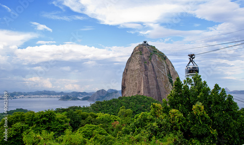 The cable car to Sugar Loaf in Rio de Janeiro