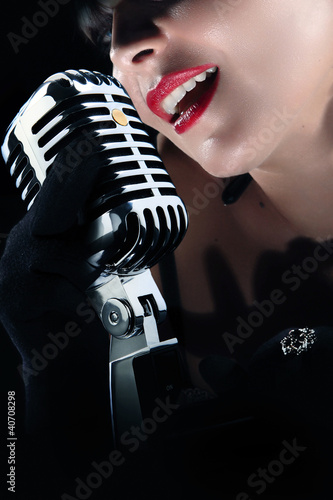 fashionable singer - ragazza cantante