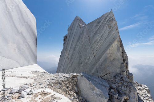 Toscana: Alpi Apuane, cava di marmo 4