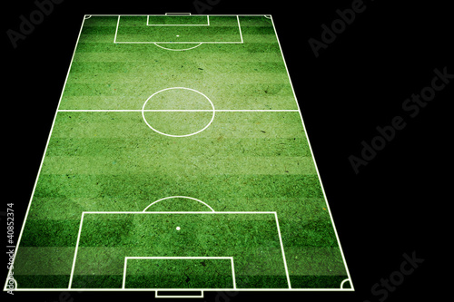 soccer ball filed tactic board.