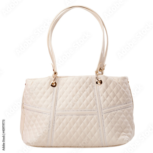 Luxury women purse isolated over white