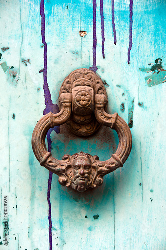 image of ancient door knocker