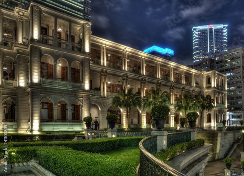 1881 Heritage by night, Hong Kong.