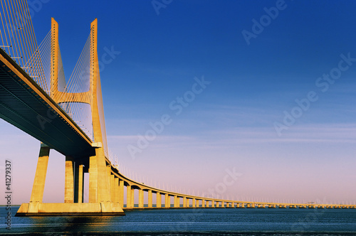 Vasco da Gama bridge, Lisbon, Portugal