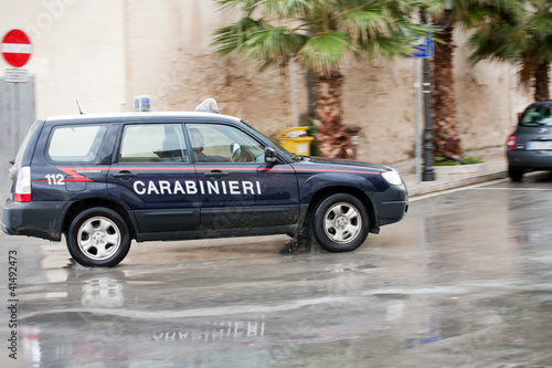 Italian carabinieri car