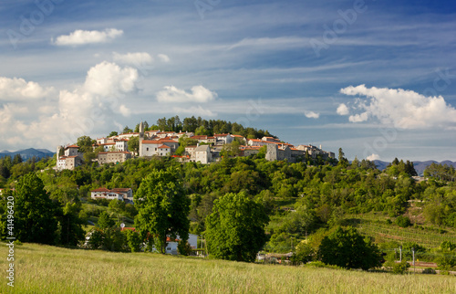 Slovenian Kras Village