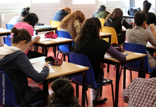 salle de classe, salle d'examen