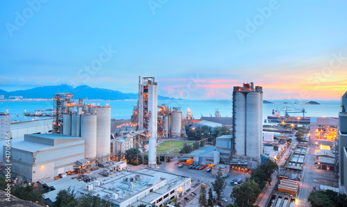 Cement Plant,Concrete or cement factory, heavy industry or const