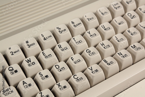 old computer keyboard