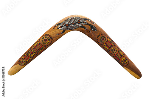 Australischer Bumerang aus Holz (wooden Boomerang)