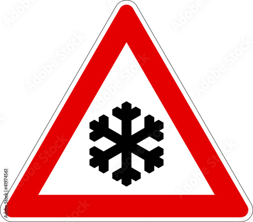 Verkehrszeichen 113 Schnee- oder Eisglätte