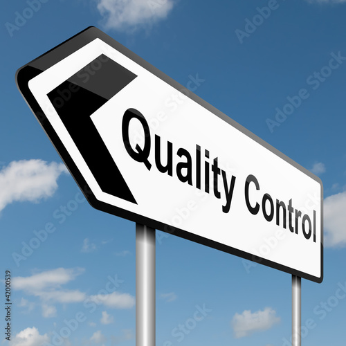 Quality control concept.