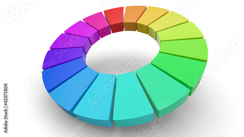 3d color wheel