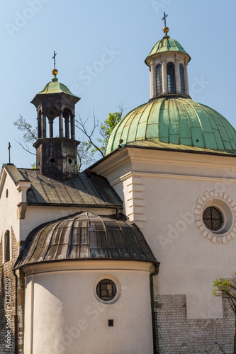 st. James Church on Main Square in Cracow, Poland