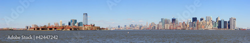 New Jersey and New York City Manhattan skyline panorama