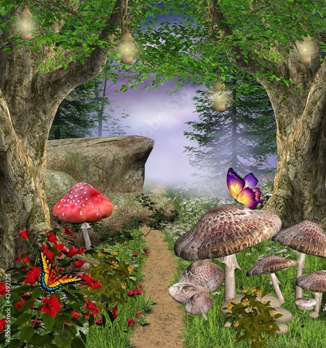 Enchanted nature series - enchanted pathway