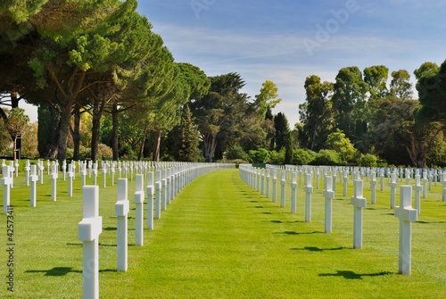 Cimitero - Sacrario Americano di Nettuno - Roma - Lazio - Italia