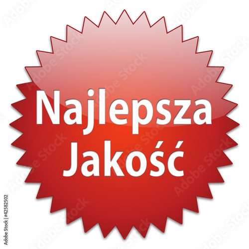 naklejka czerwona najlepsza jakość